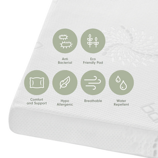 Tutti Bambini Natural Coir Fibre Cot Bed Mattress (70 x 140 cm)