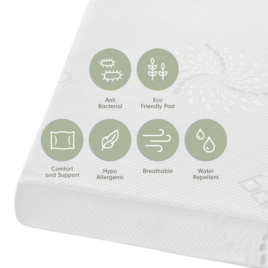 Tutti Bambini Natural Coir Fibre Cot Bed Mattress (70 x 140 cm)