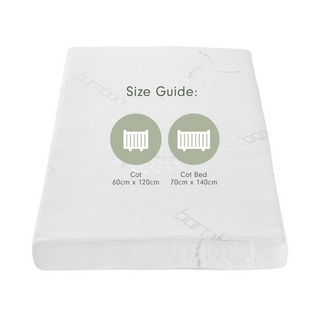 Tutti Bambini Natural Coir Fibre Cot Bed Mattress (70 x 140 cm)