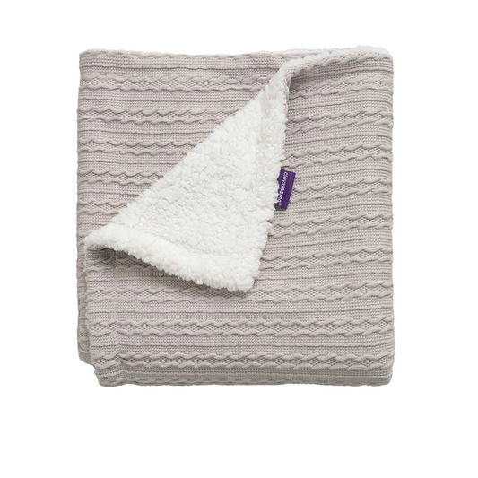 Clevamama Luxe Sherpa Baby Blanket 75x100cm