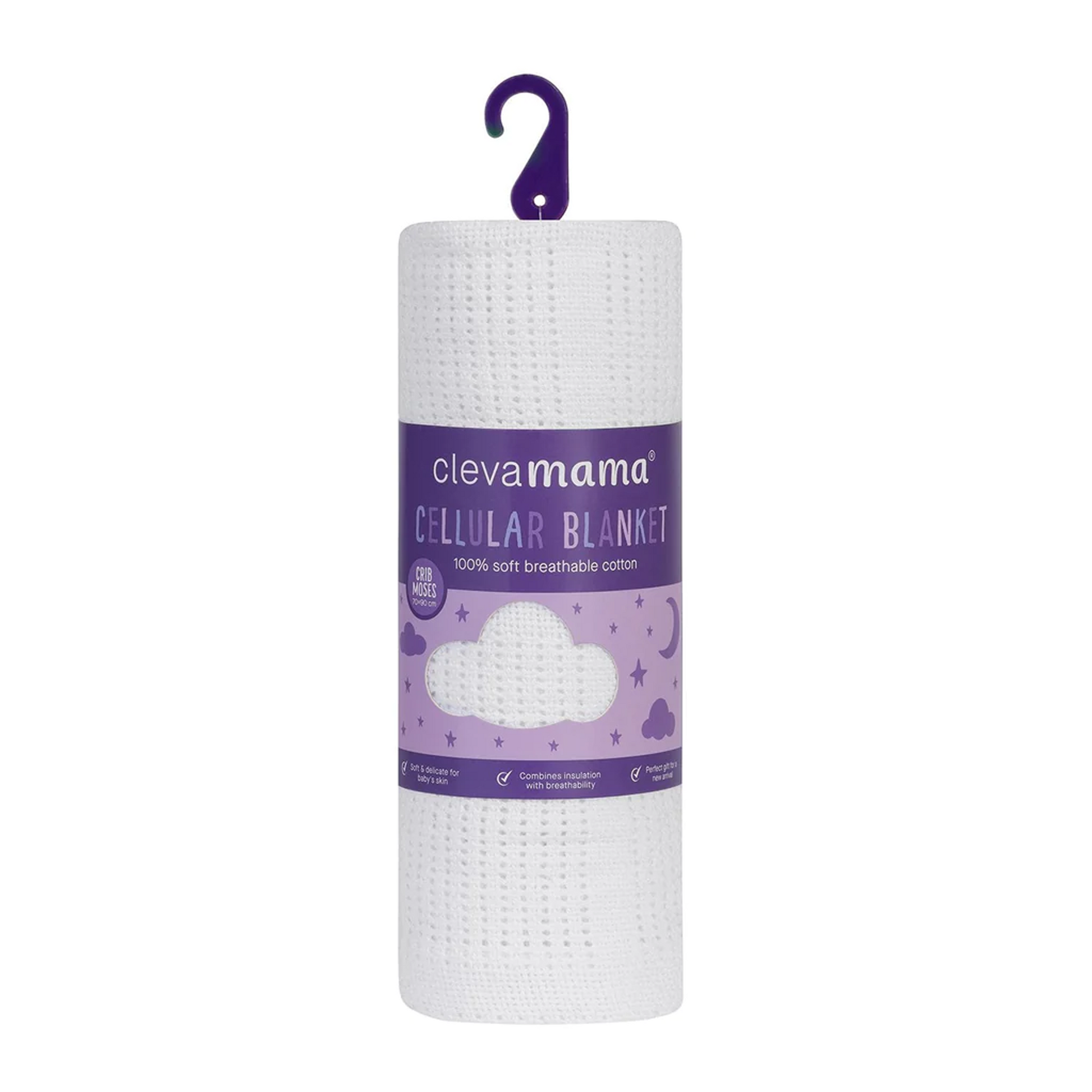 Purple cellular blanket hot sale