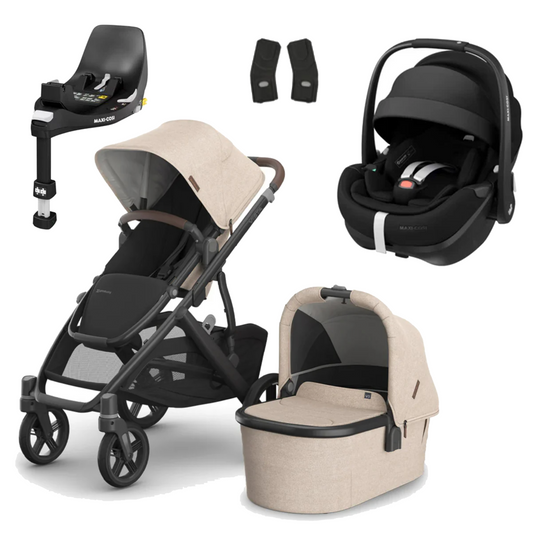 UPPAbaby Vista V3 Buggy with Maxi Cosi Pebble 360 Pro2 and Familyfix Pro Isofix Base