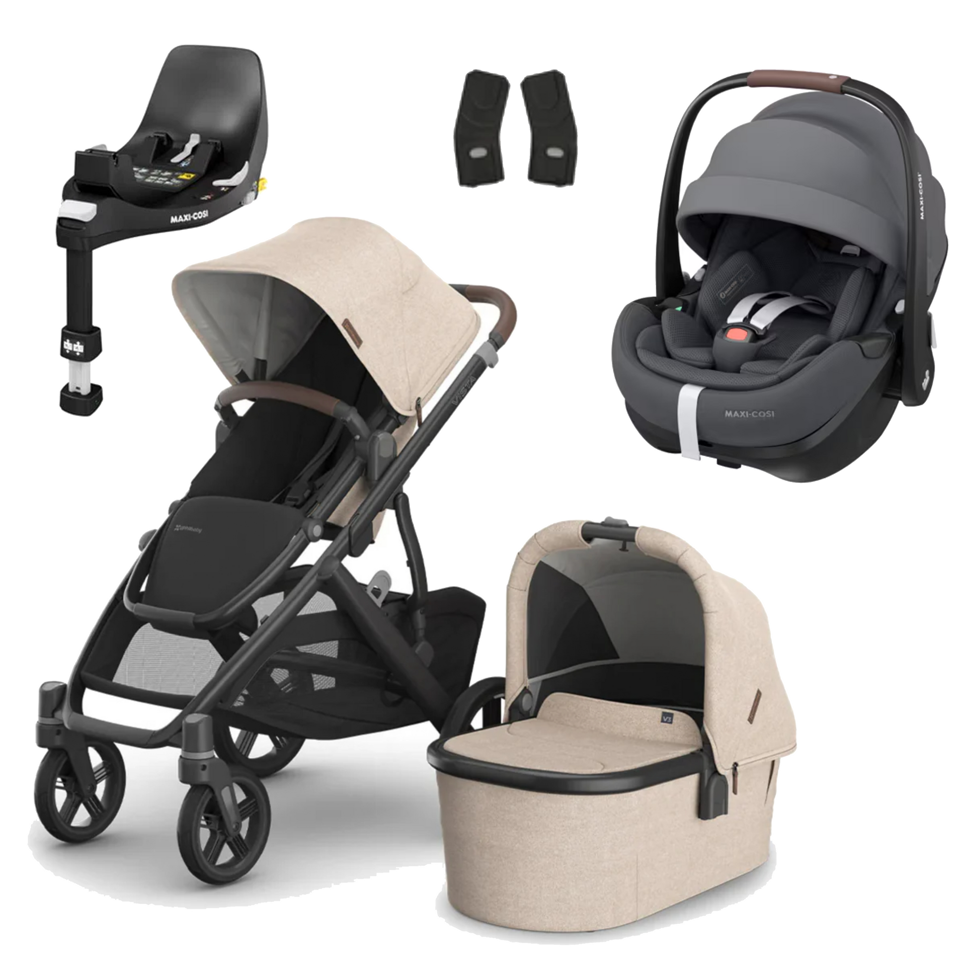uppababy vista v2 stroller - liam UPPAbaby Vista V3 Buggy with Maxi Cosi Pebble 360 Pro2 and Familyfix P – BabyDoc Shop Ireland