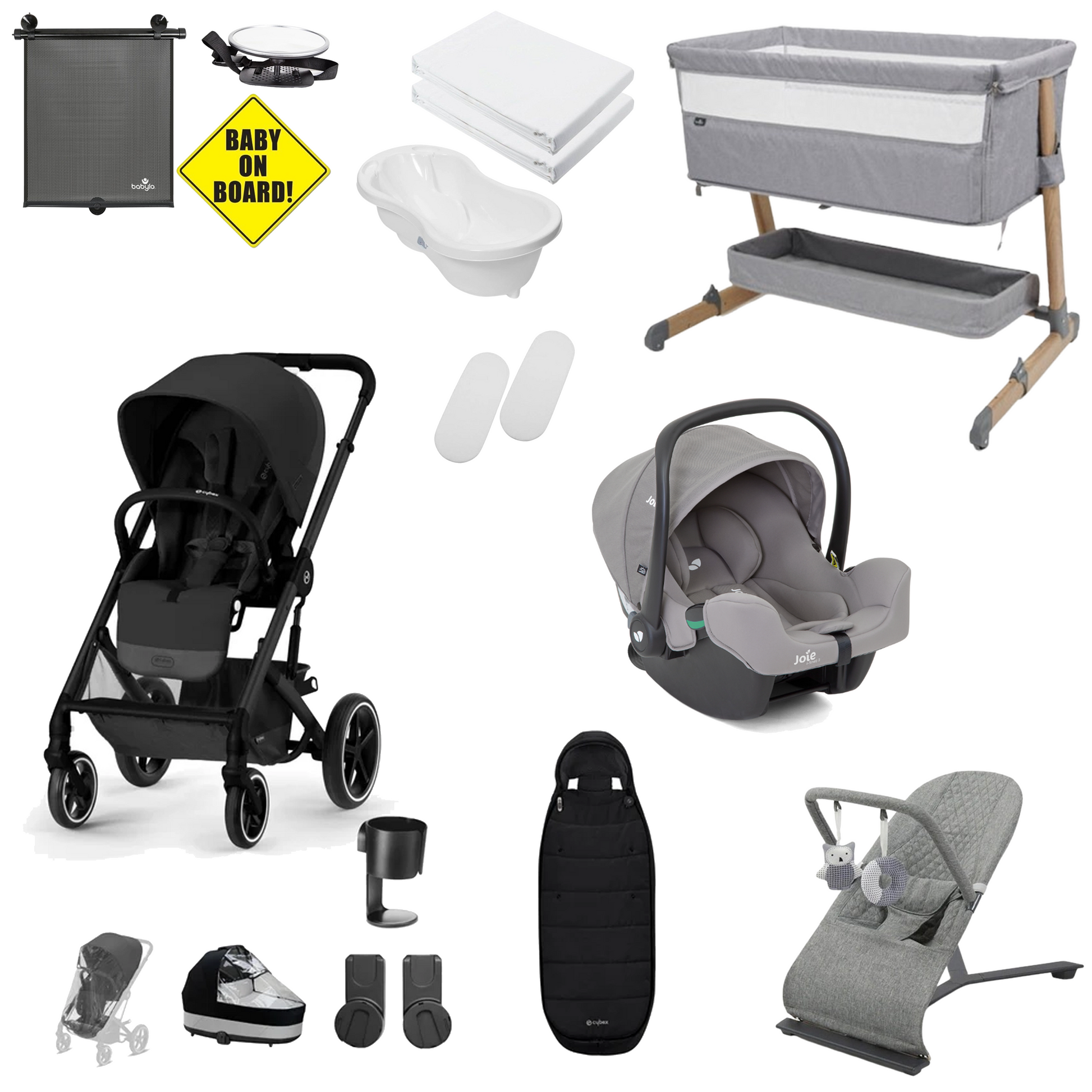 cybex balios bundle Cybex Balios Newborn Bundle with Joie iSnug Car Seat – BabyDoc Shop Ireland