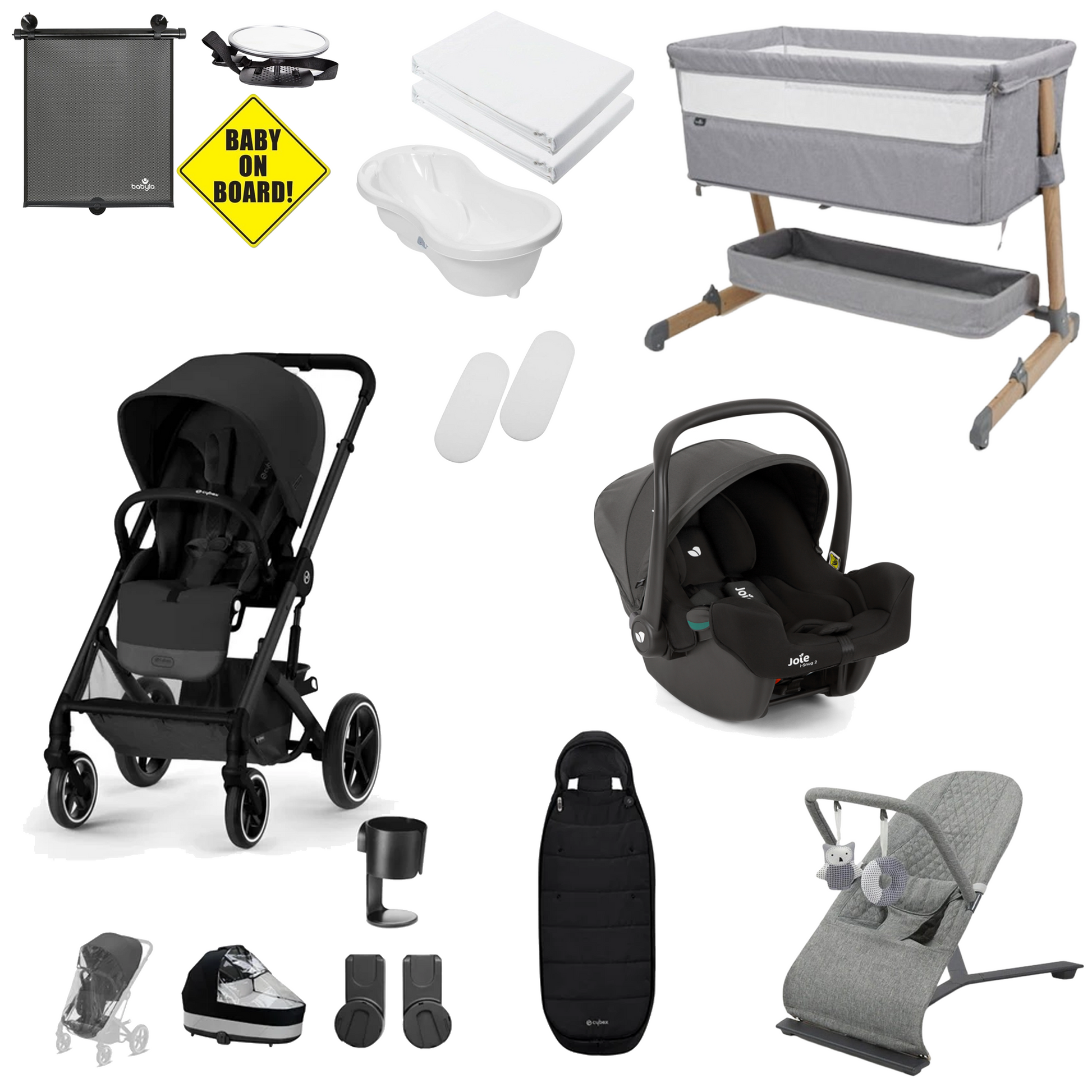 cybex ireland Cybex Balios Newborn Bundle with Joie iSnug Car Seat – BabyDoc Shop Ireland