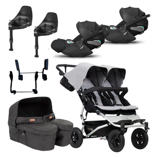 Mountain Buggy Duet Twin Bundle with Cybex Cloud T and Bases
