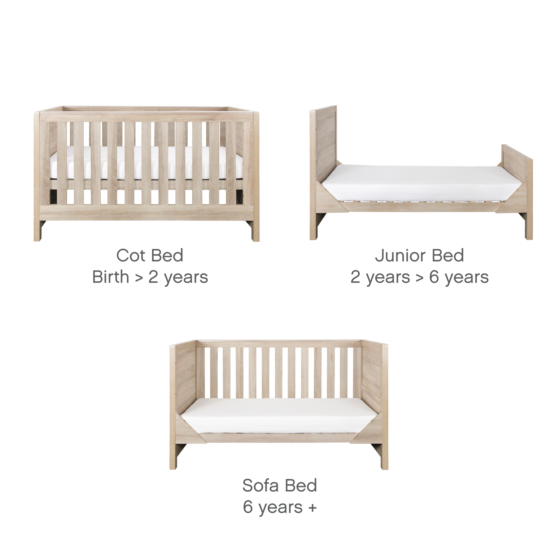 Order Now Tutti Bambini Modena 3 Piece Range with Cot Bed