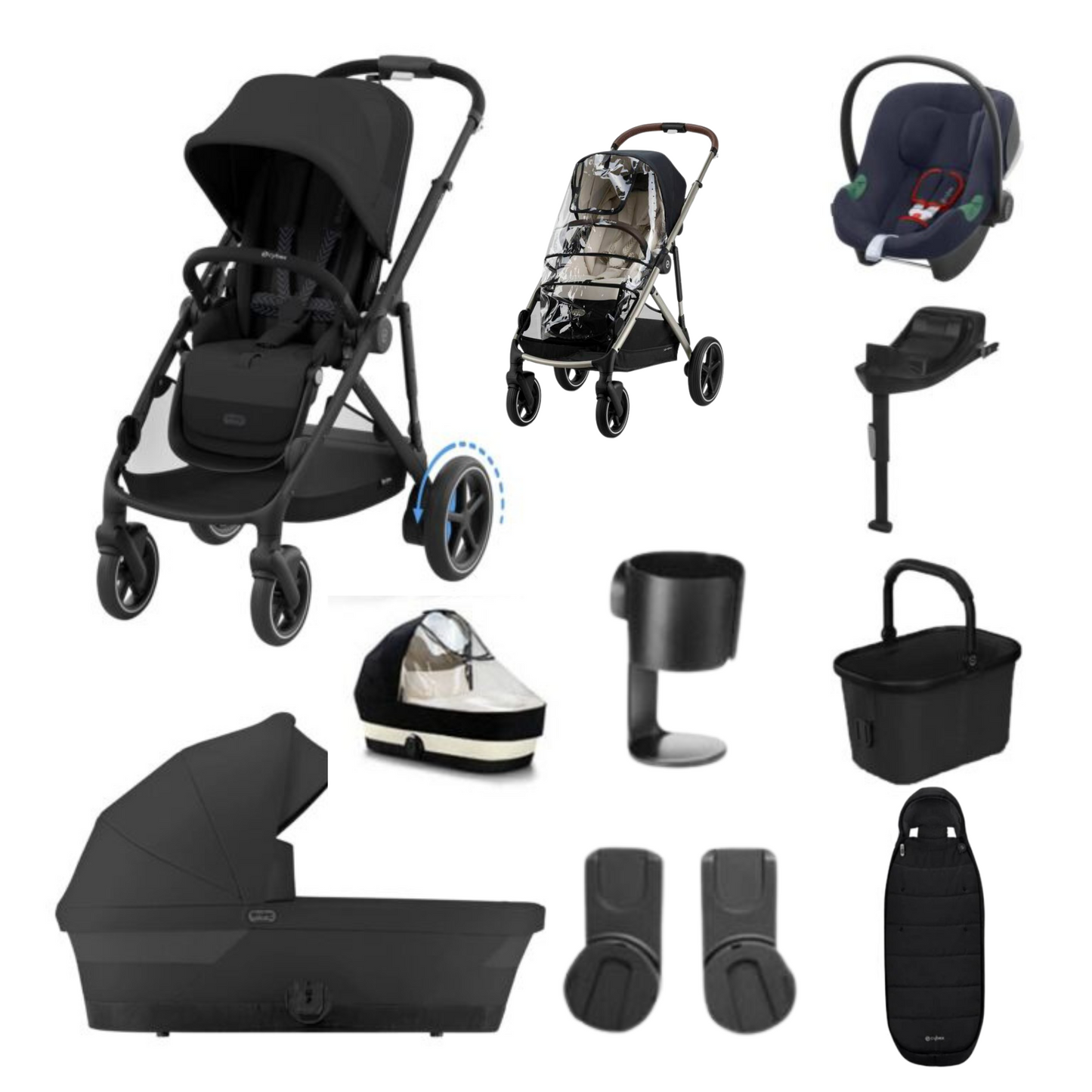 Cybex e-Gazelle S Bundle with Cybex Aton B2 & Base