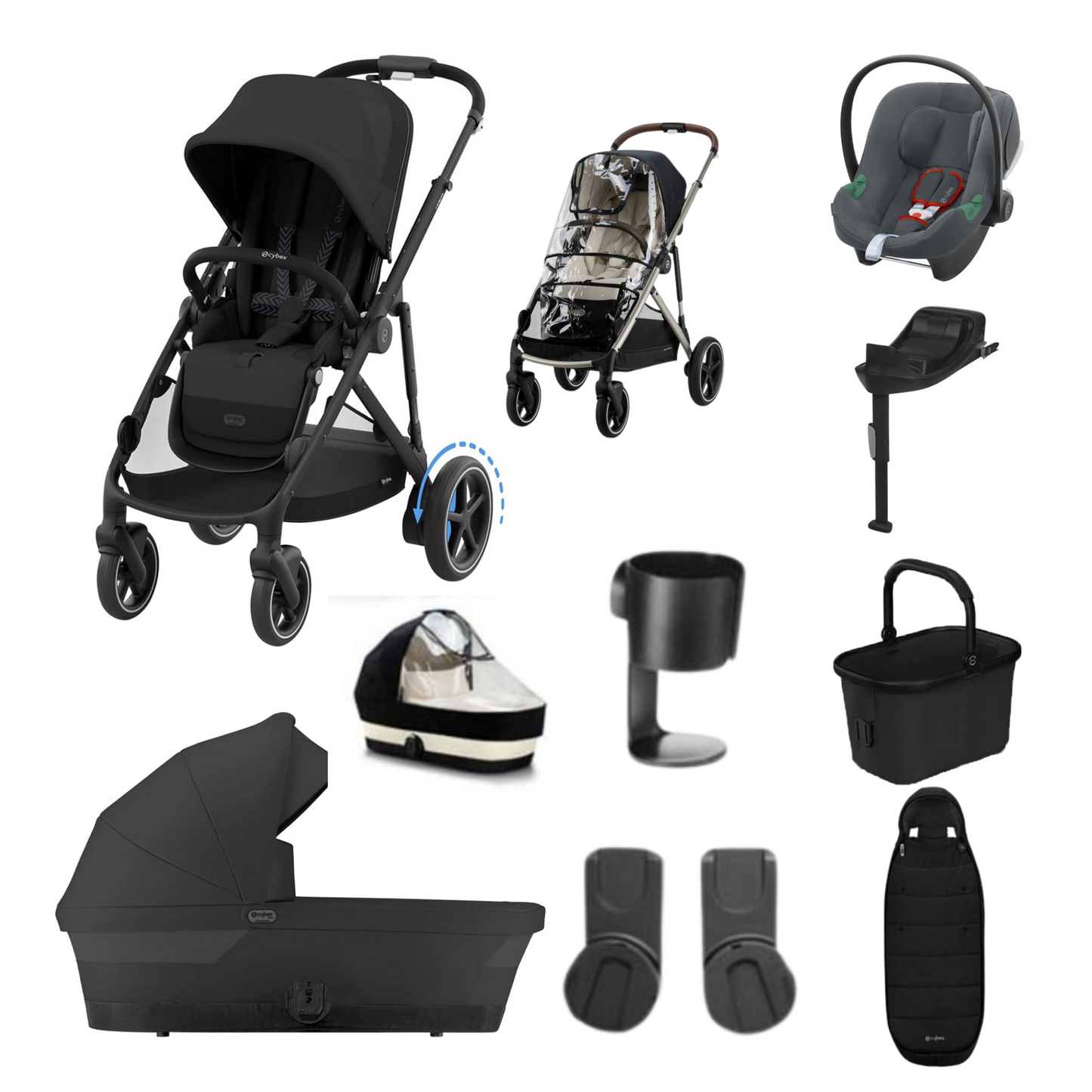 Cybex e-Gazelle S Bundle with Cybex Aton B2 & Base