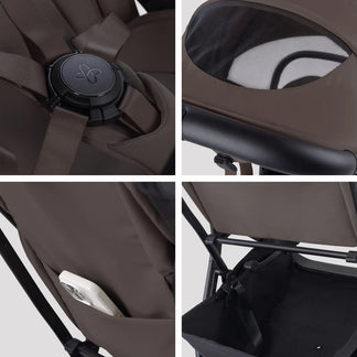 Silver Cross Nia Buggy with Silver Cross Glide 360 Car Seat and Base