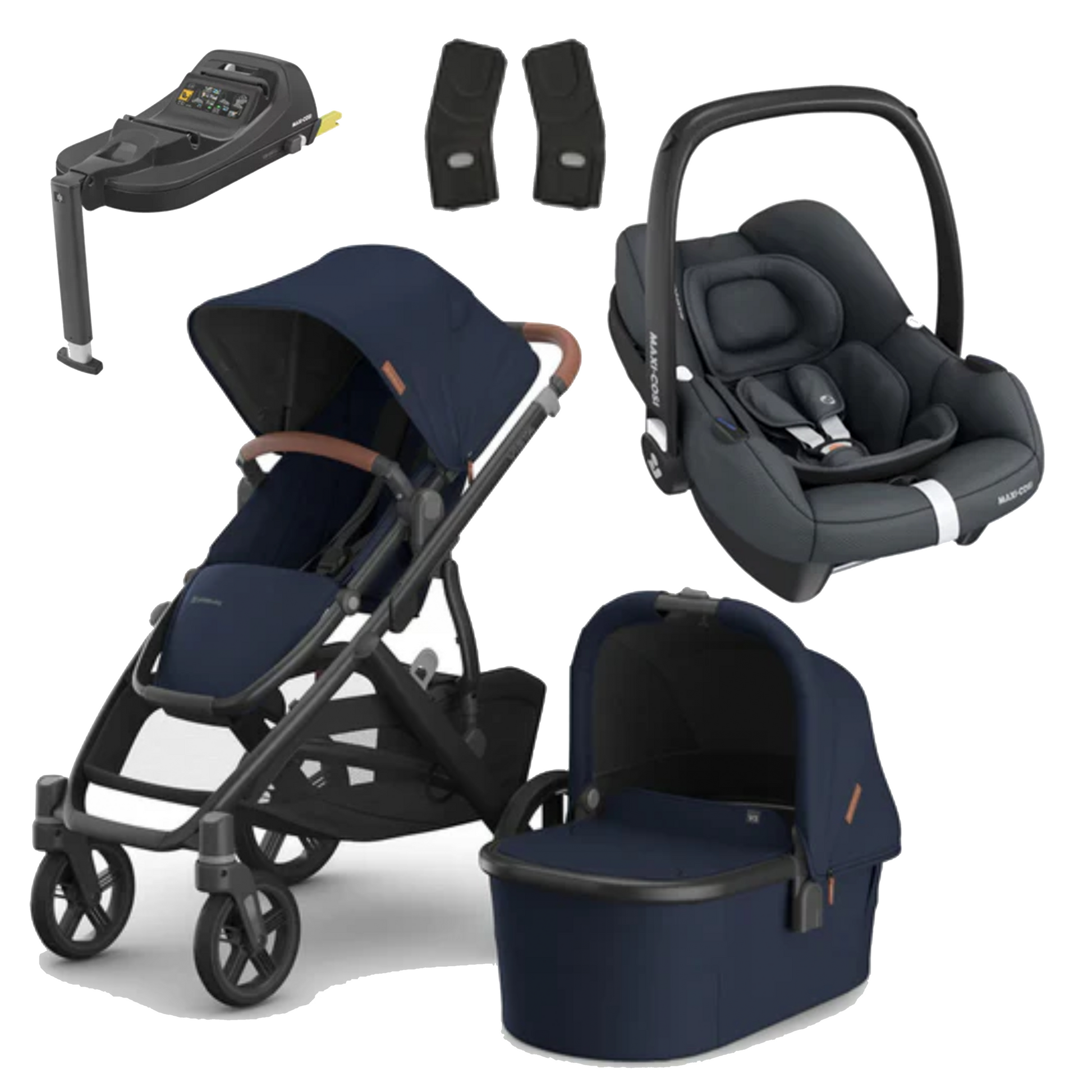 UPPAbaby Vista V3 Buggy with Maxi Cosi CabrioFix and Base