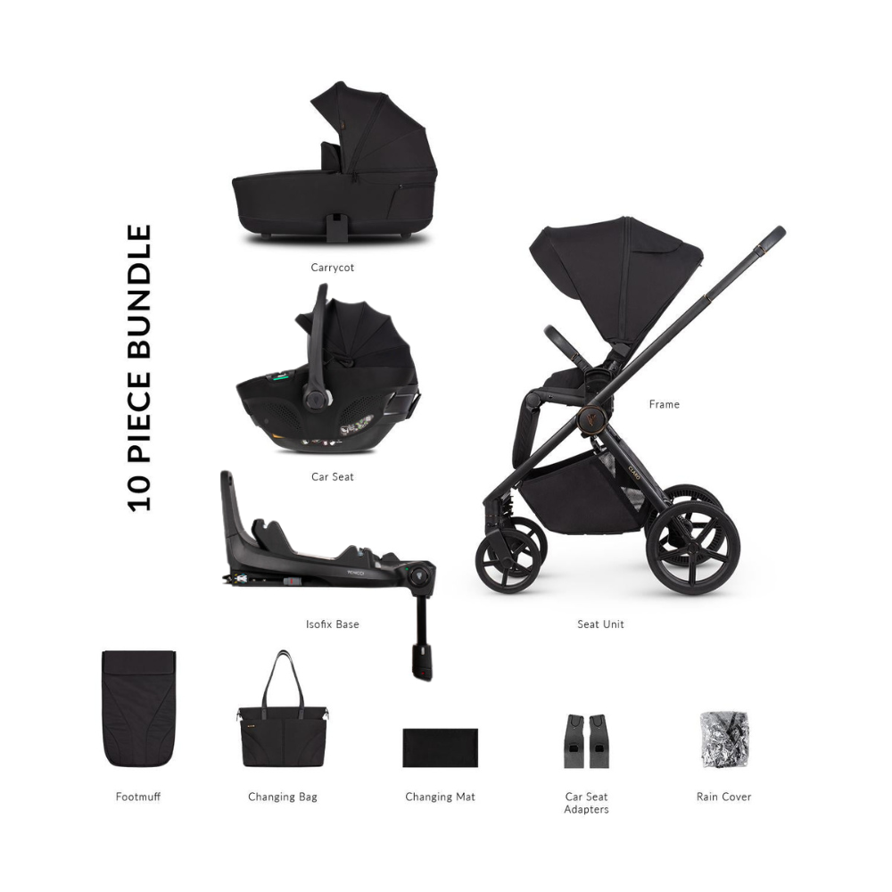 Venicci Claro in Travel System with Venicci Tiago 360 Car Seat