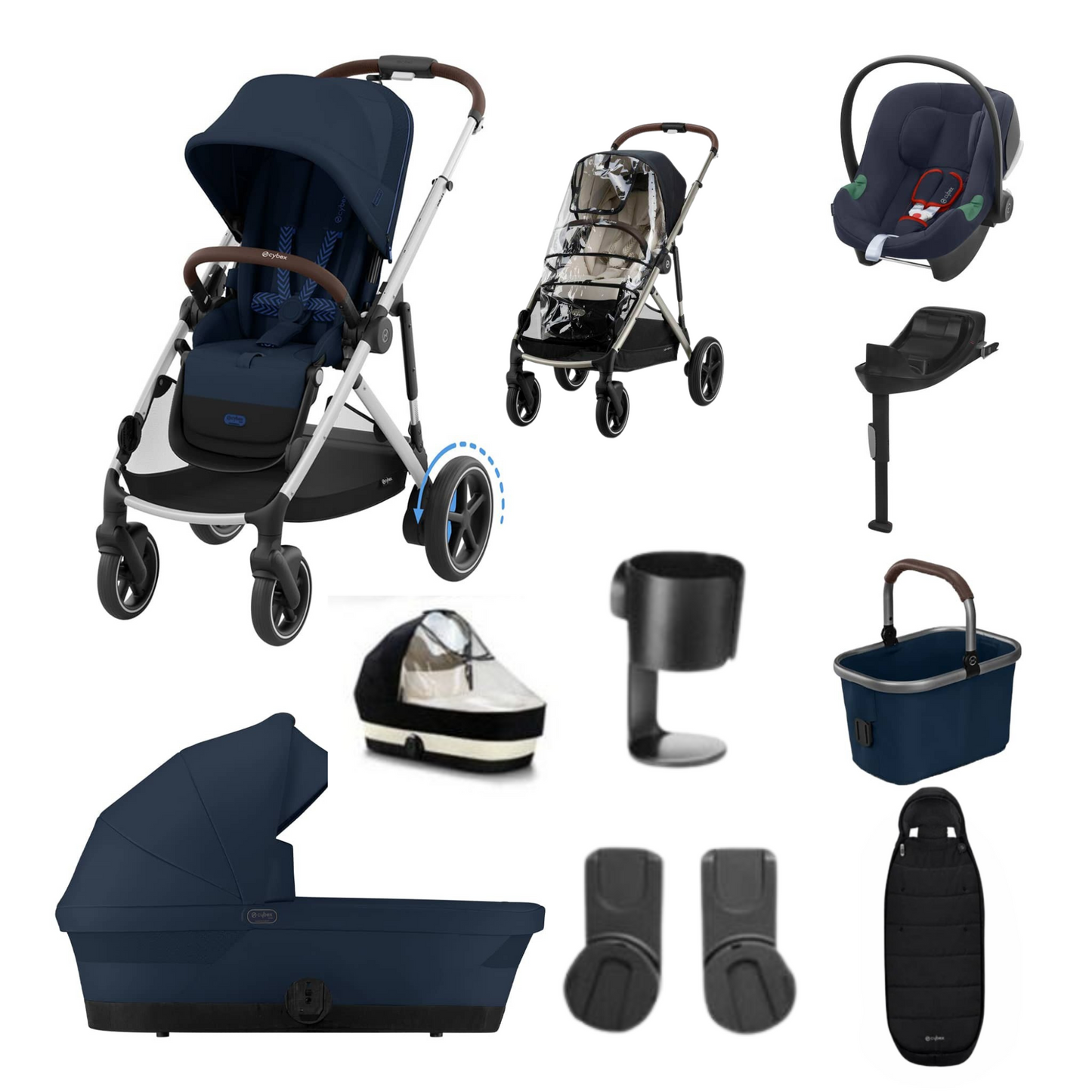 Cybex e-Gazelle S Bundle with Cybex Aton B2 & Base