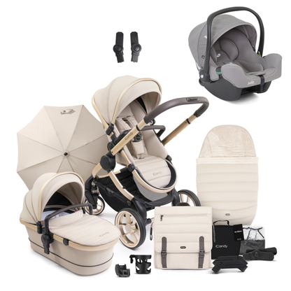 iCandy Peach 7 Bundle with Joie iSnug 2 iSize Car Seat