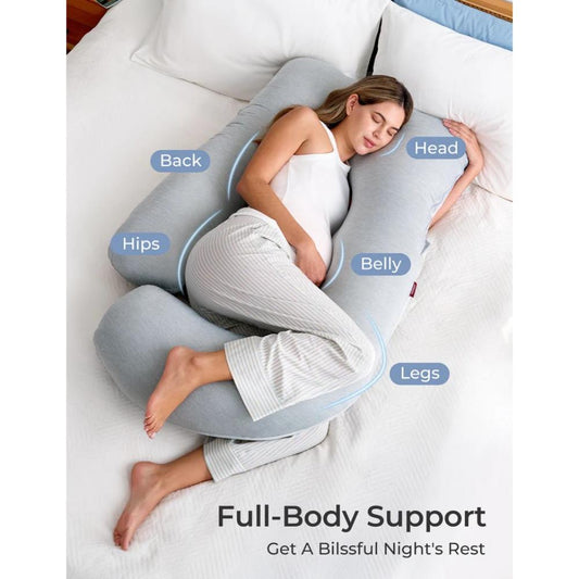 Momcozy U-Shaped Pregnancy Pillow