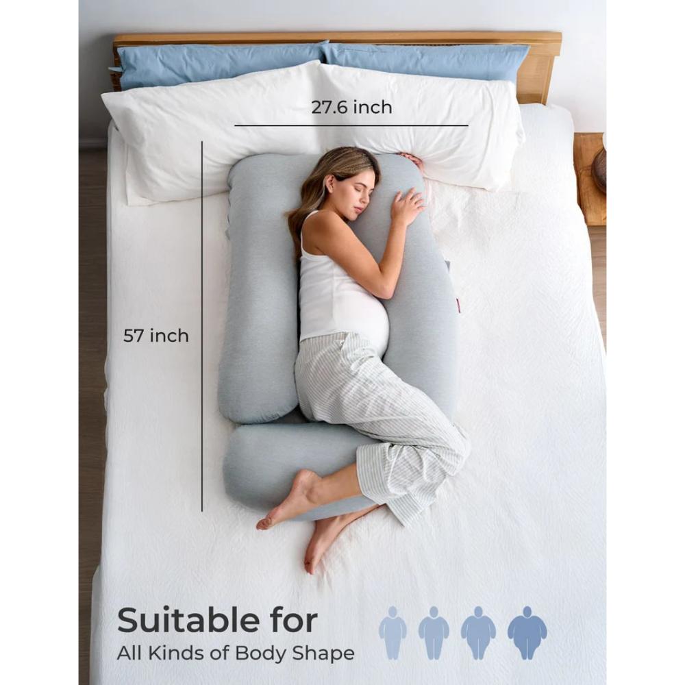 Momcozy U-Shaped Pregnancy Pillow