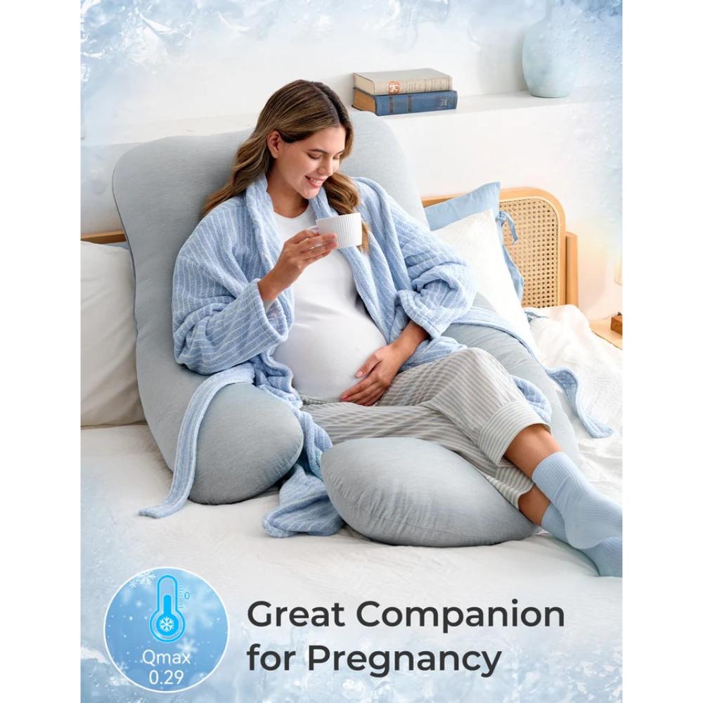 Momcozy U-Shaped Pregnancy Pillow