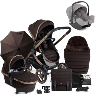 iCandy Peach 7 Bundle with Joie iSnug 2 iSize Car Seat