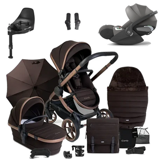iCandy Peach 7 Pushchair Bundle with Cybex Cloud T and Base T