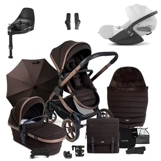 iCandy Peach 7 Pushchair Bundle with Cybex Cloud T and Base T