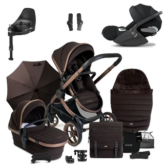 iCandy Peach 7 Pushchair Bundle with Cybex Cloud T and Base T