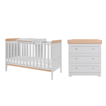 Tutti Bambini Rio 2 Piece Set with Cot Bed and Dresser Changer