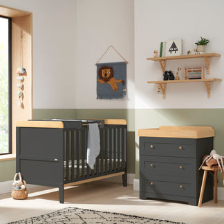 Tutti Bambini Rio 2 Piece Set with Cot Bed and Dresser Changer
