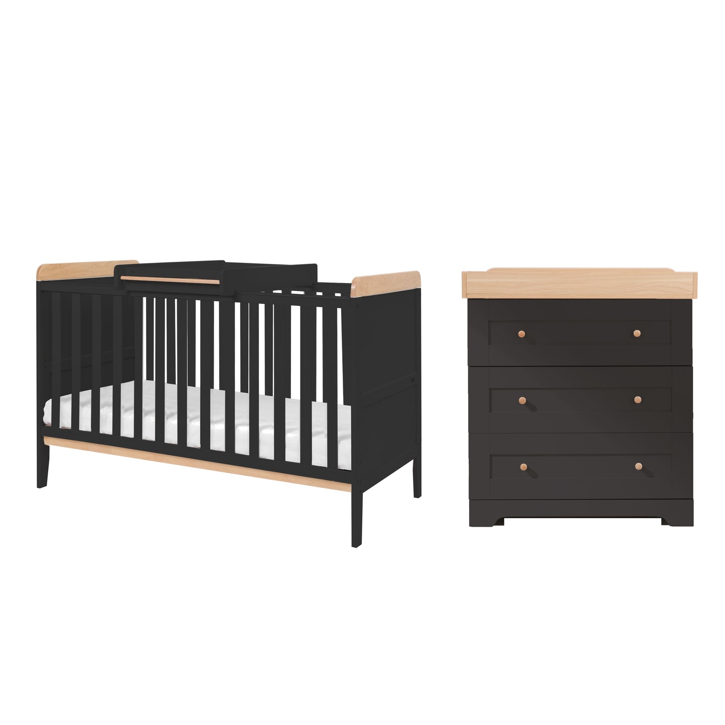 Tutti Bambini Rio 2 Piece Set with Cot Bed and Dresser Changer