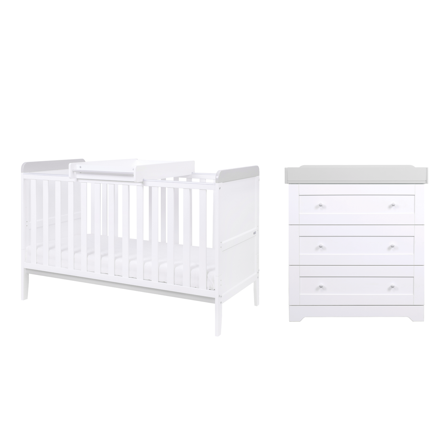 Tutti Bambini Rio 2 Piece Set with Cot Bed and Dresser Changer