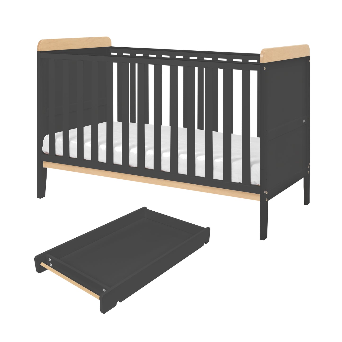 Tutti Bambini Rio Cot Bed with Cot Top Changer & Mattress