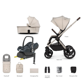 Venicci Upline 2 - 3 in 1 with Maxi Cosi CabrioFix and Base