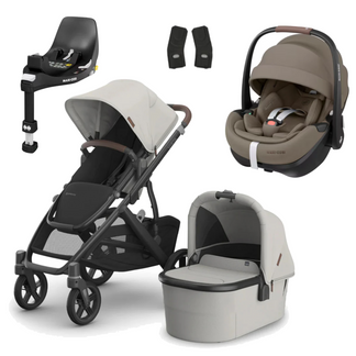 UPPAbaby Vista V3 Buggy with Maxi Cosi Pebble 360 Pro2 and Familyfix Pro Isofix Base