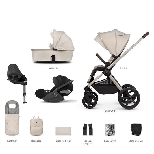 Venicci Upline 2 - 3 in 1 with Cybex Cloud T & Base T