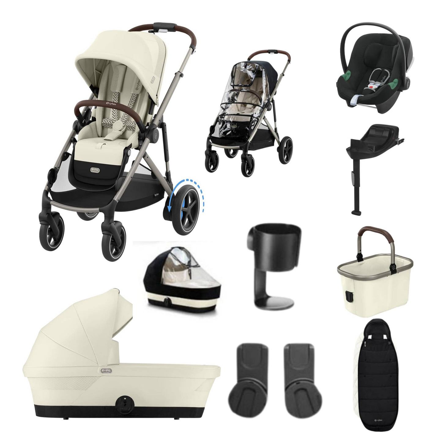 Cybex e-Gazelle S Bundle with Cybex Aton B2 & Base