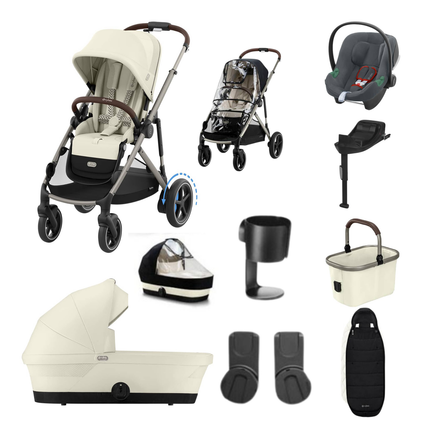 Cybex e-Gazelle S Bundle with Cybex Aton B2 & Base
