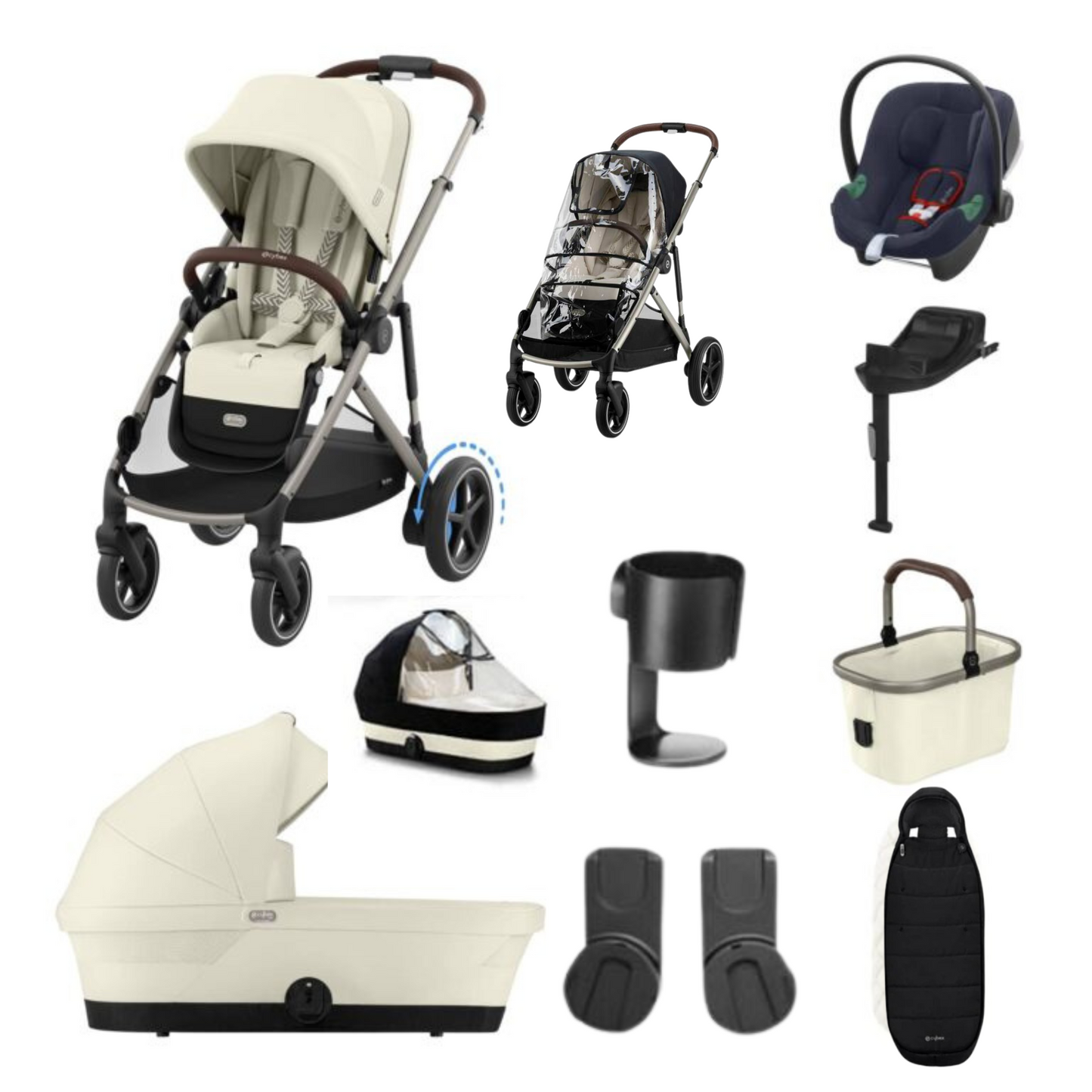 Cybex e-Gazelle S Bundle with Cybex Aton B2 & Base