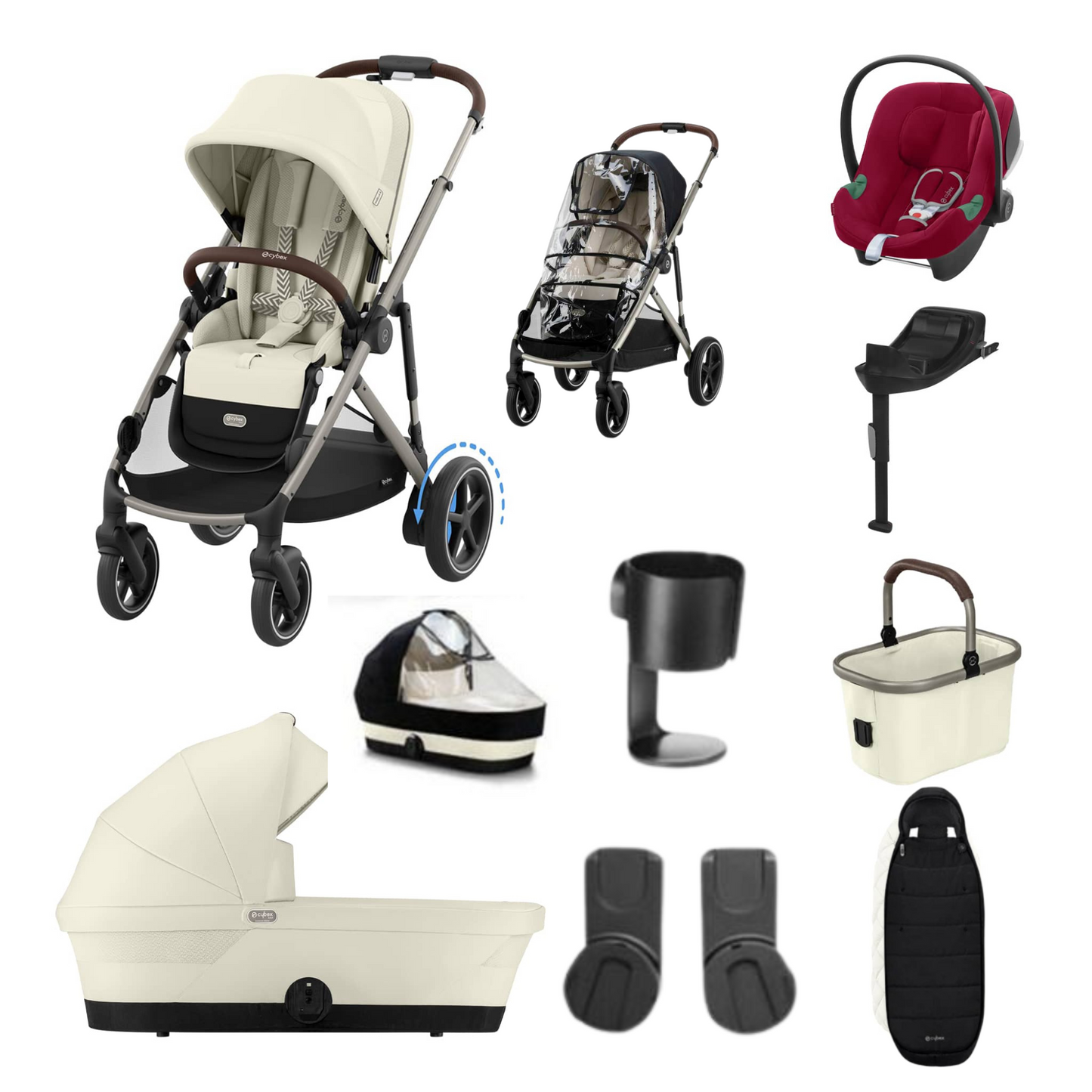 Cybex e-Gazelle S Bundle with Cybex Aton B2 & Base