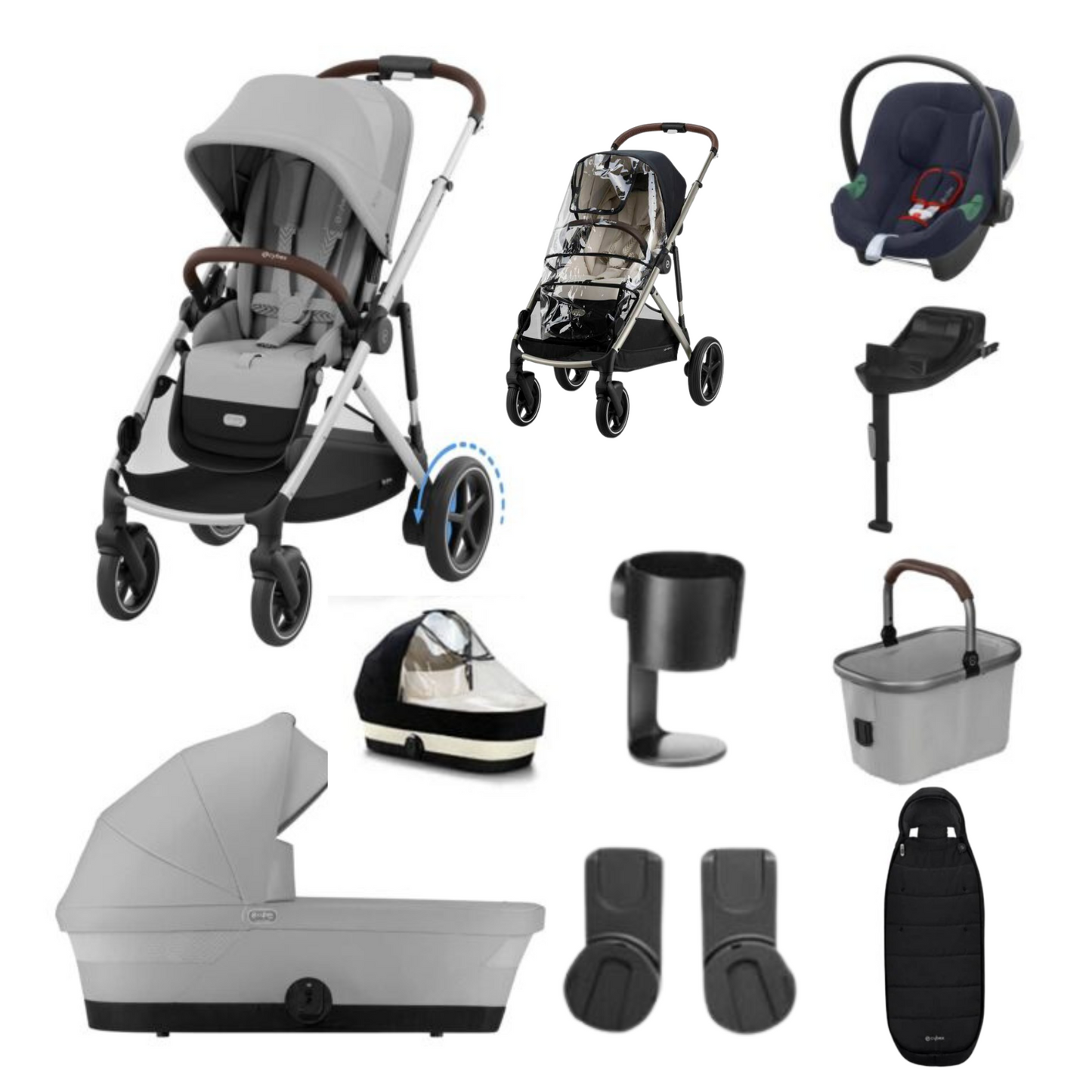 Cybex e-Gazelle S Bundle with Cybex Aton B2 & Base