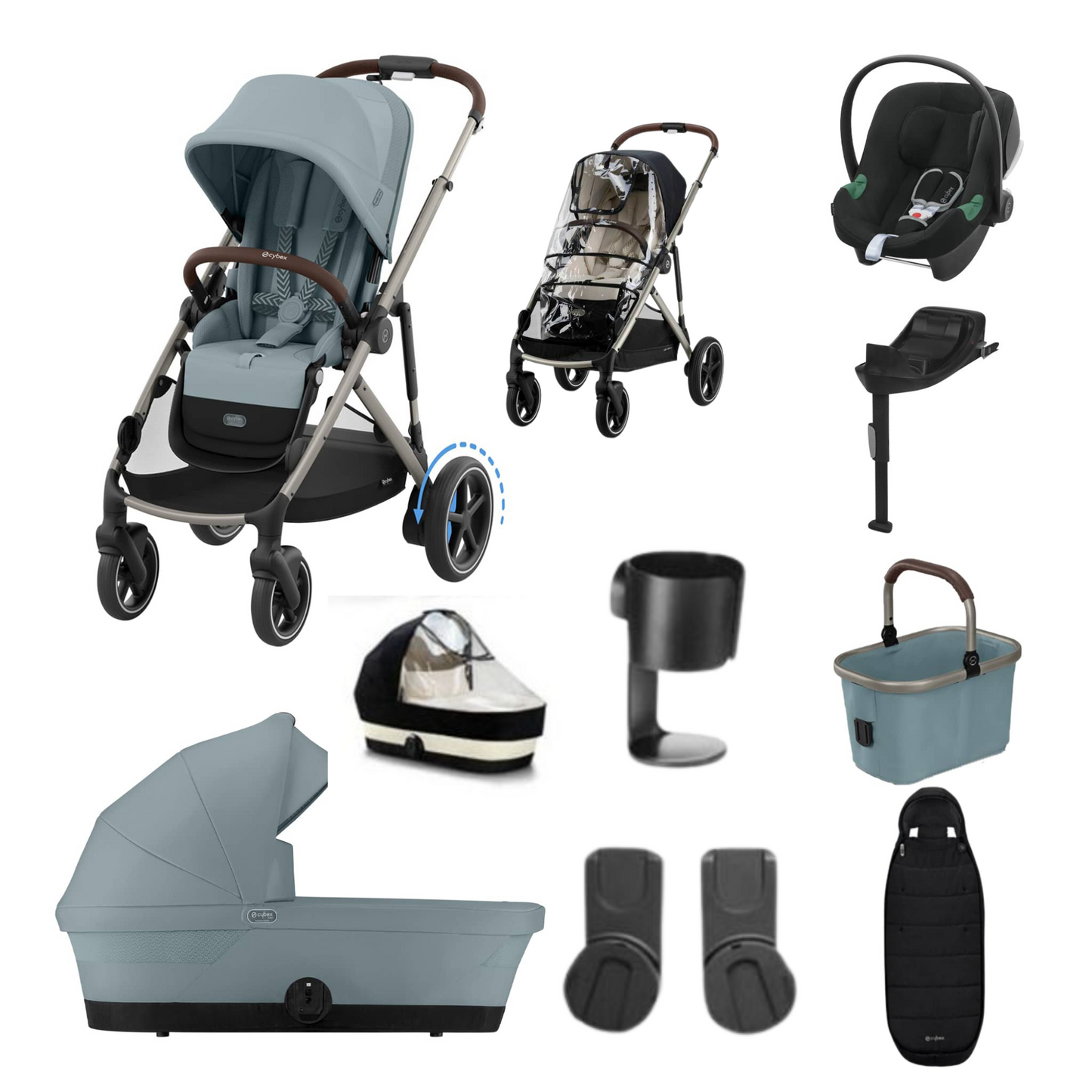 Cybex e-Gazelle S Bundle with Cybex Aton B2 & Base