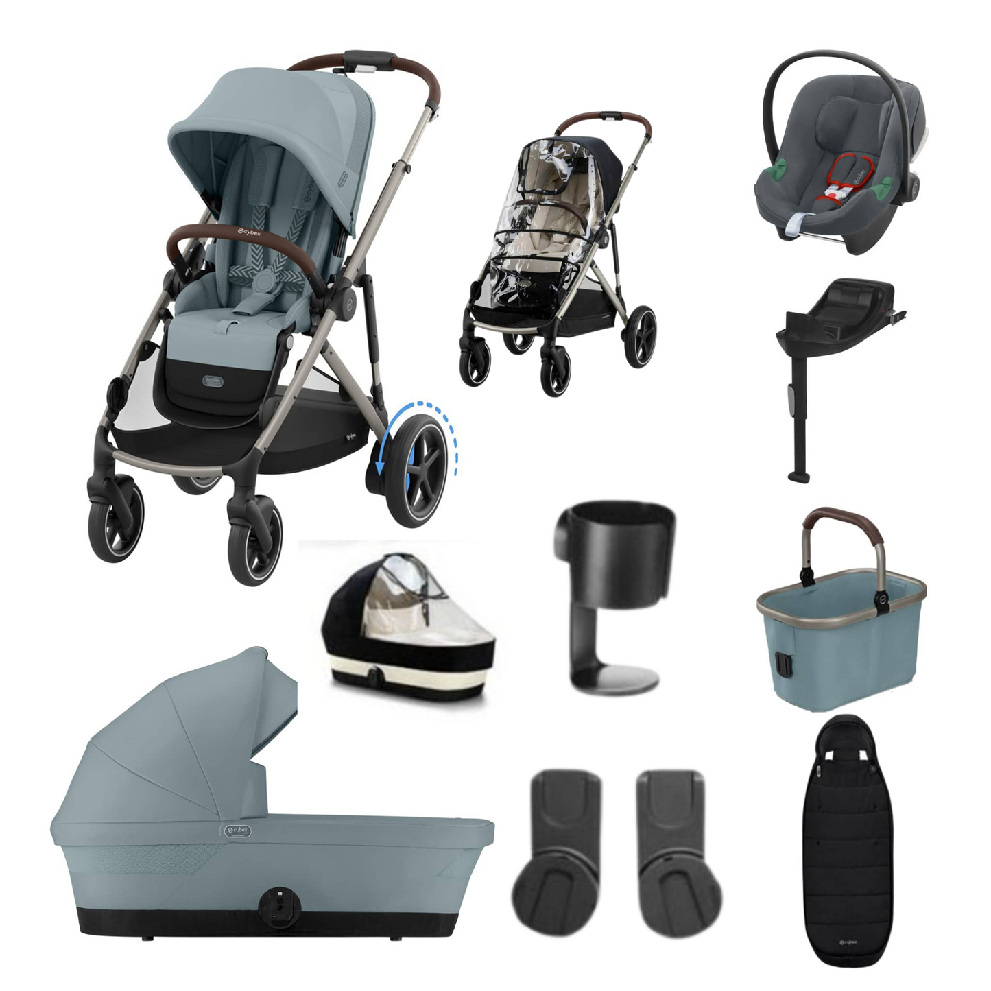 Cybex e-Gazelle S Bundle with Cybex Aton B2 & Base