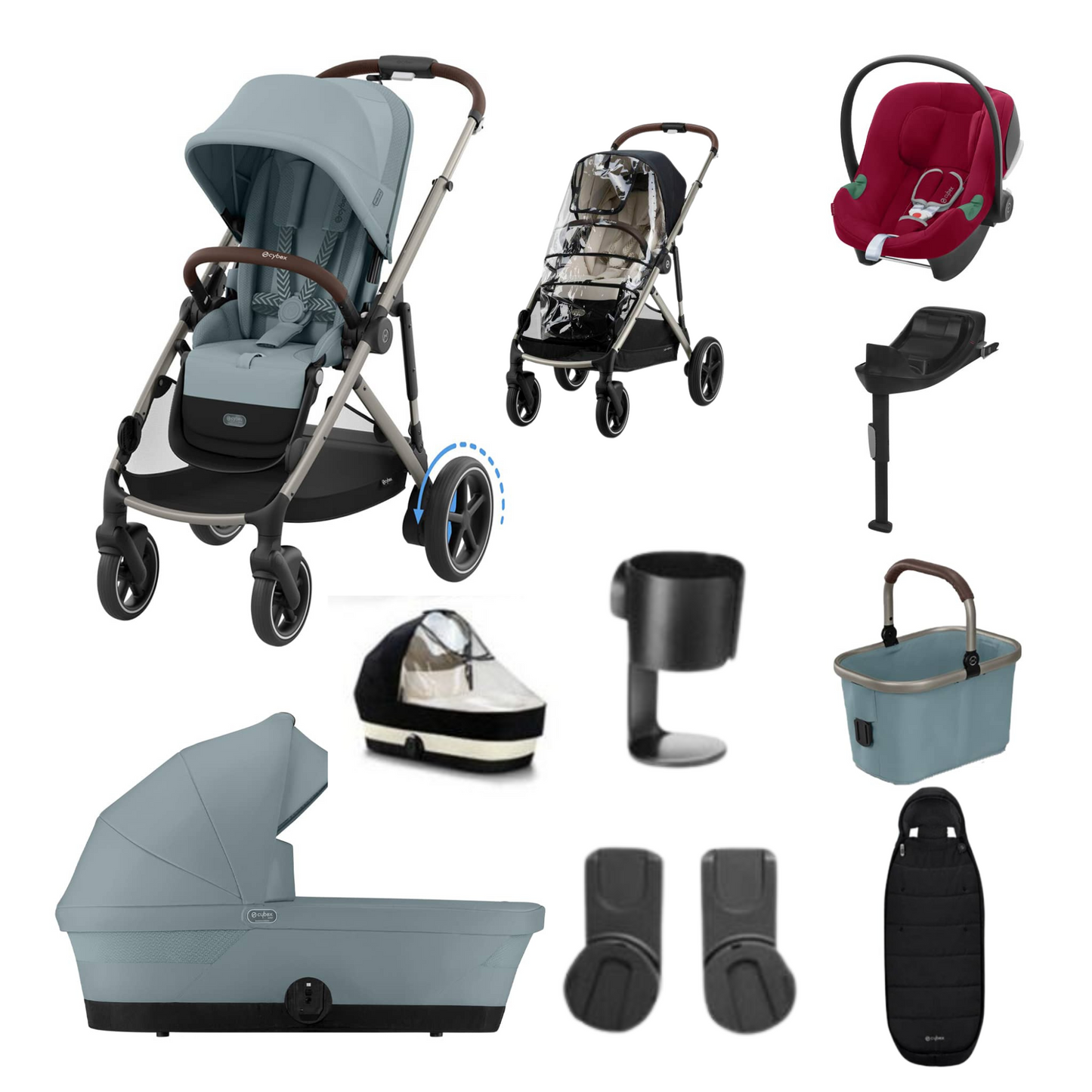 Cybex e-Gazelle S Bundle with Cybex Aton B2 & Base