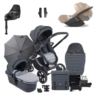 iCandy Peach 7 Pushchair Bundle with Cybex Cloud T and Base T