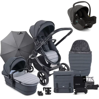 iCandy Peach 7 Bundle with Joie iSnug 2 iSize Car Seat