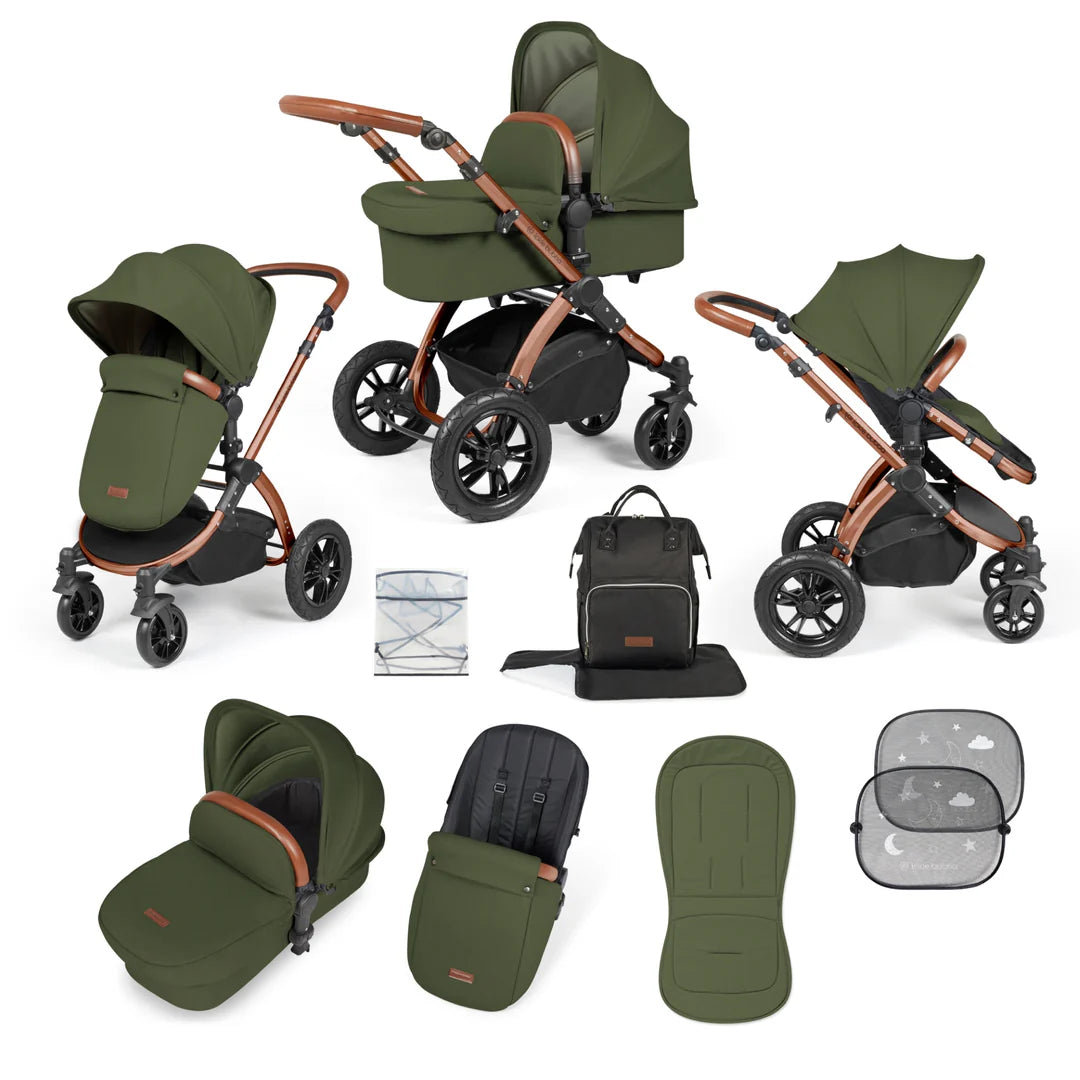Ickle Bubba Stomp Luxe 2 in 1 Pushchair & Carrycot