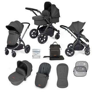 Ickle Bubba Stomp Luxe 2 in 1 Pushchair & Carrycot