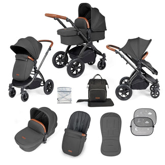Ickle Bubba Stomp Luxe 2 in 1 Pushchair & Carrycot