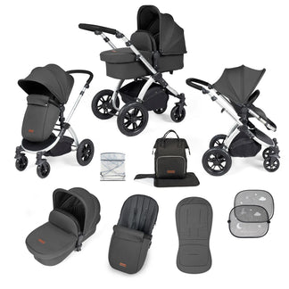 Ickle Bubba Stomp Luxe 2 in 1 Pushchair & Carrycot