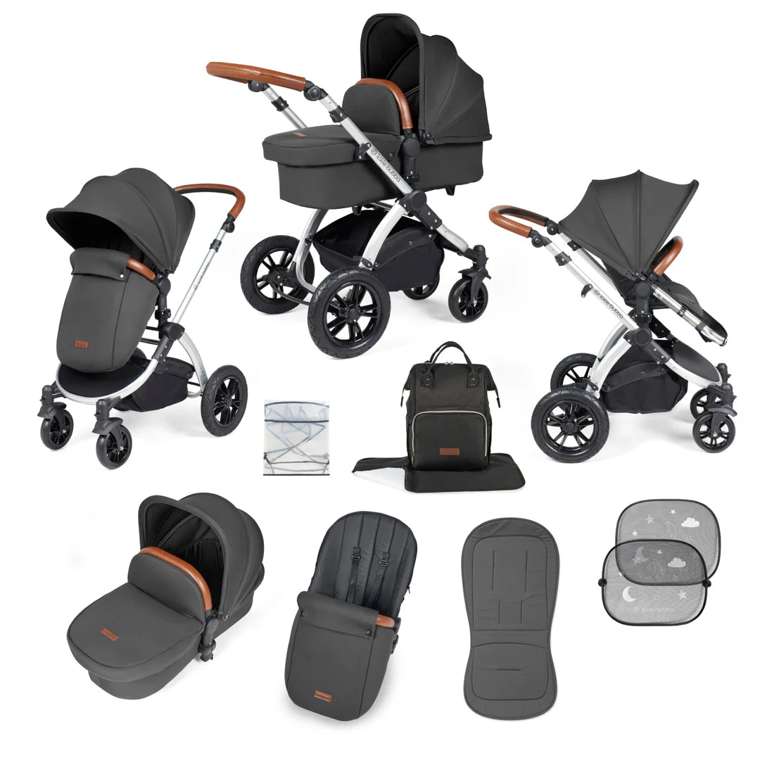 Ickle Bubba Stomp Luxe 2 in 1 Pushchair & Carrycot