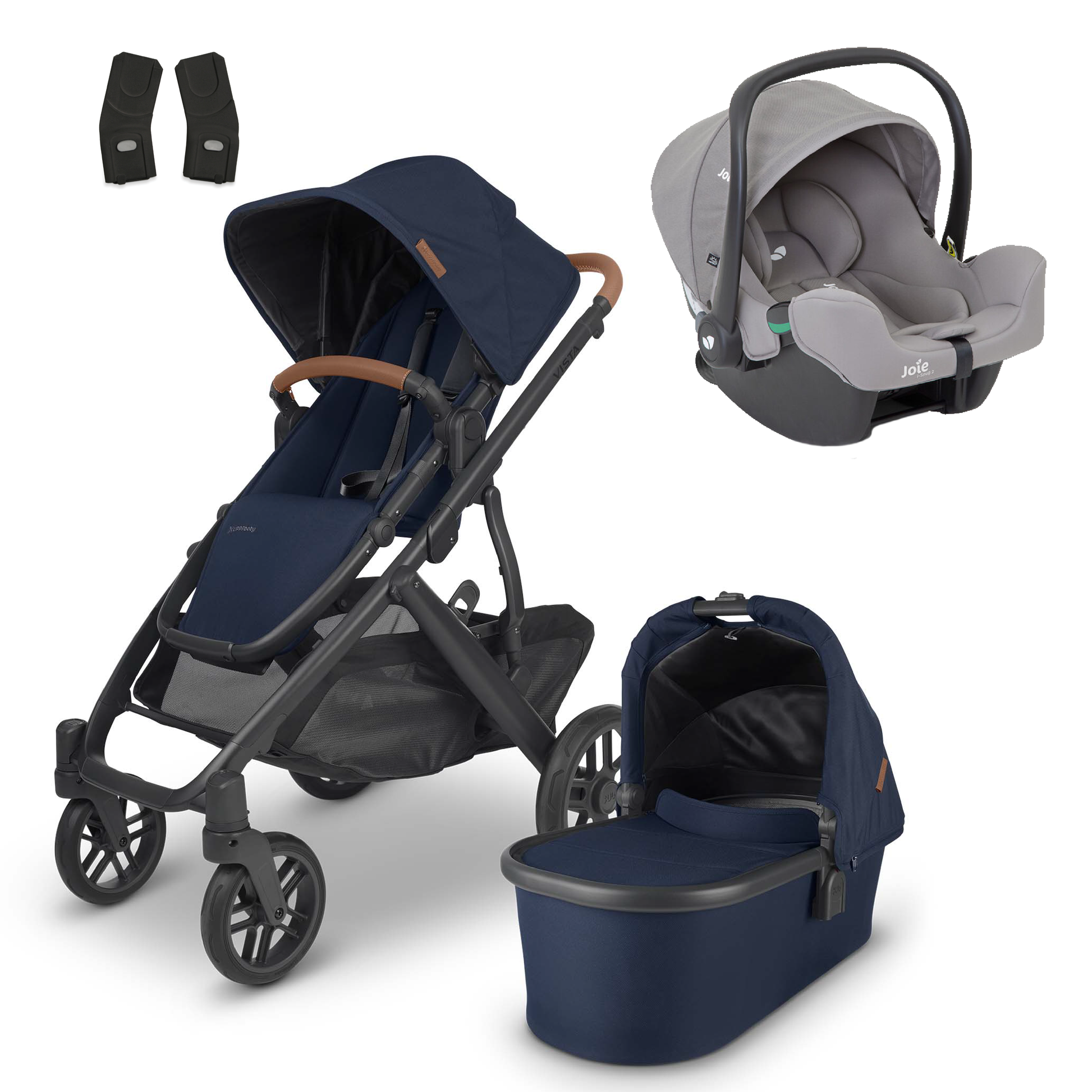 UPPAbaby Vista V2 Travel System with Joie iSnug 2 Car Seat