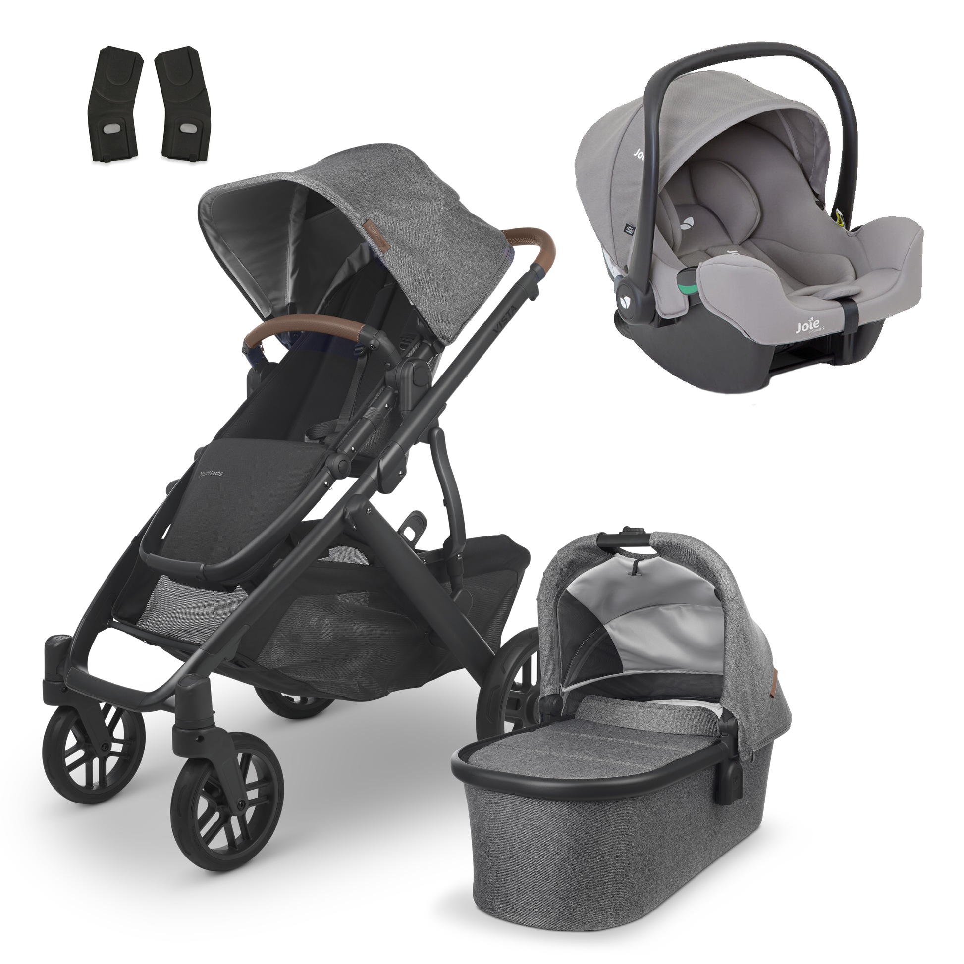 UPPAbaby Vista V2 Travel System with Joie iSnug 2 Car Seat